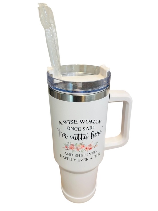 Sandjest Other - NWT Sandjest 40oz Stainless Steel Insulated Retirement Tumbler